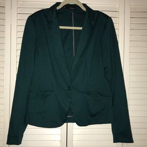 *Donating 3/11* Teal Button Blazer